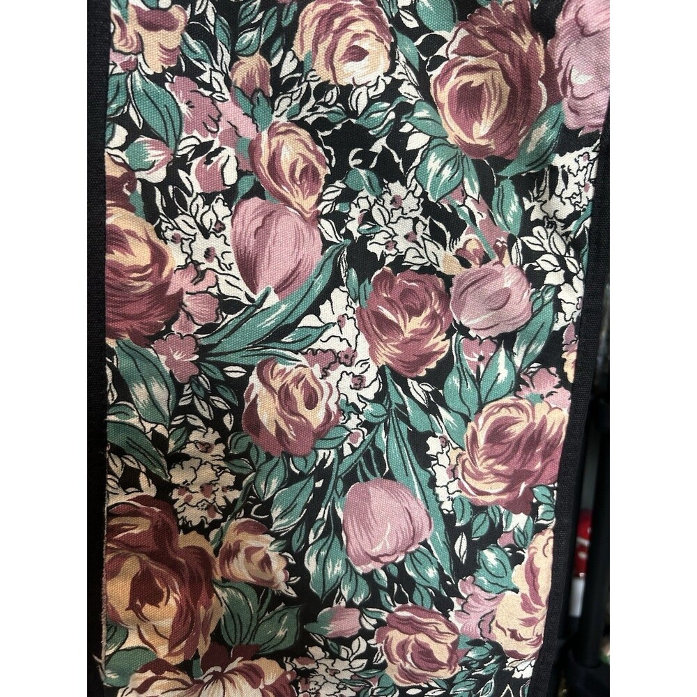 Vintage Floral Garment Bag Taiwan 48x19.5 Zippered Dress Clothes Travel Storage - Picture 10 of 15